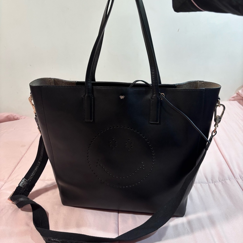 ANYA HINMARCH tote black bag